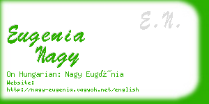 eugenia nagy business card